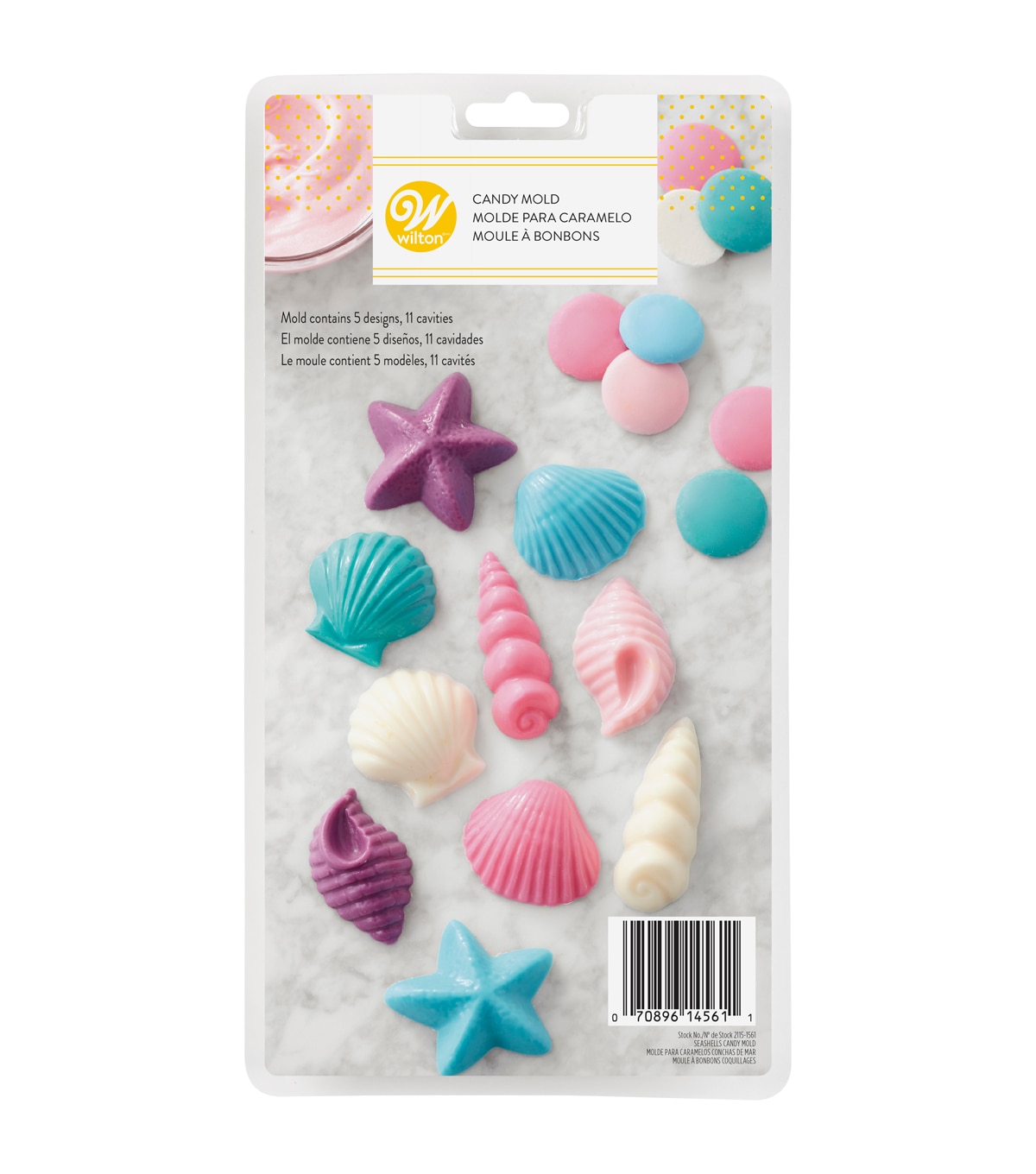 Wilton Candy Mold Seashells Joann