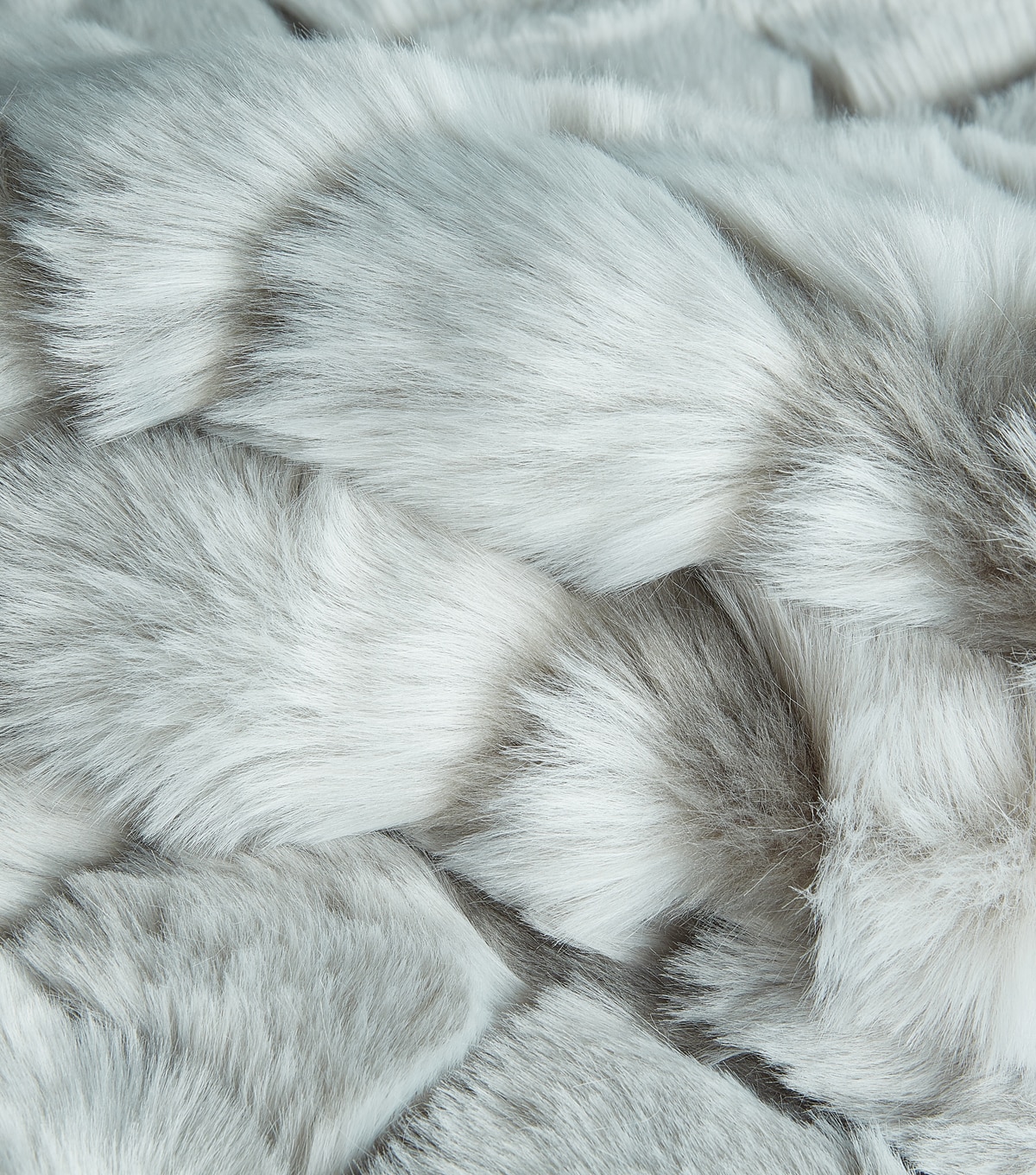 Diamond Gray Faux Fur Fabric JOANN