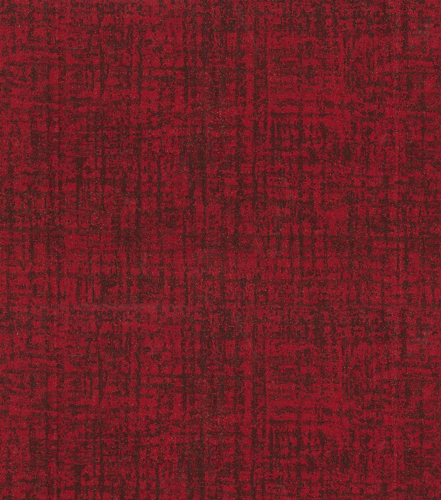 Keepsake Calico Glitter Cotton Fabric Dark Red Crosshatch | JOANN