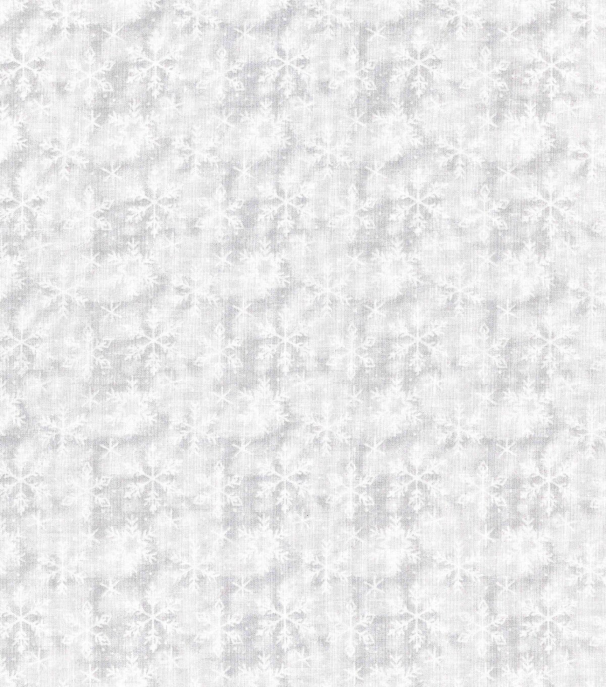 Christmas Cotton Fabric-Snowflake Texture White | JOANN