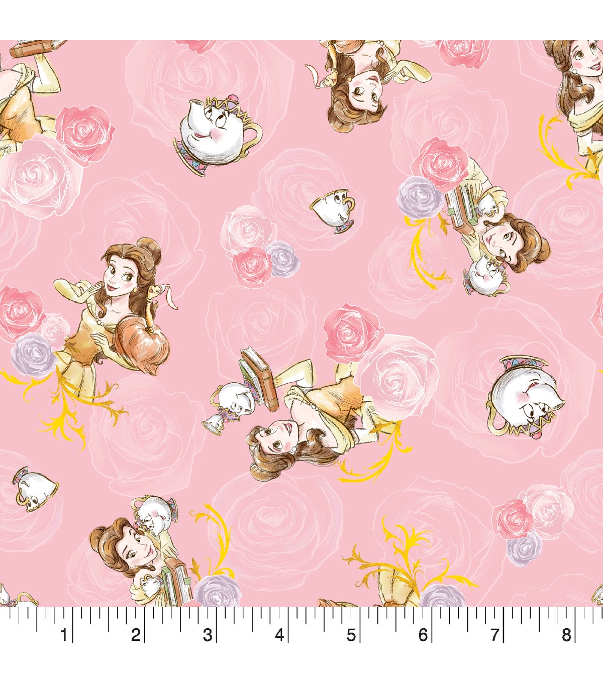 Disney Princess Knit Fabric 58'' Belle & Friends JOANN