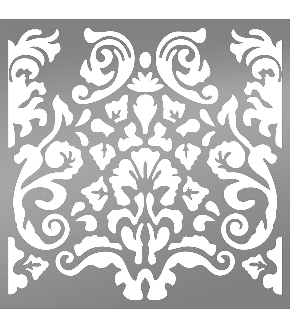 Ultimate Crafts Bohemian Bouquet 6''x6'' Stencil Bohemian Damask | JOANN