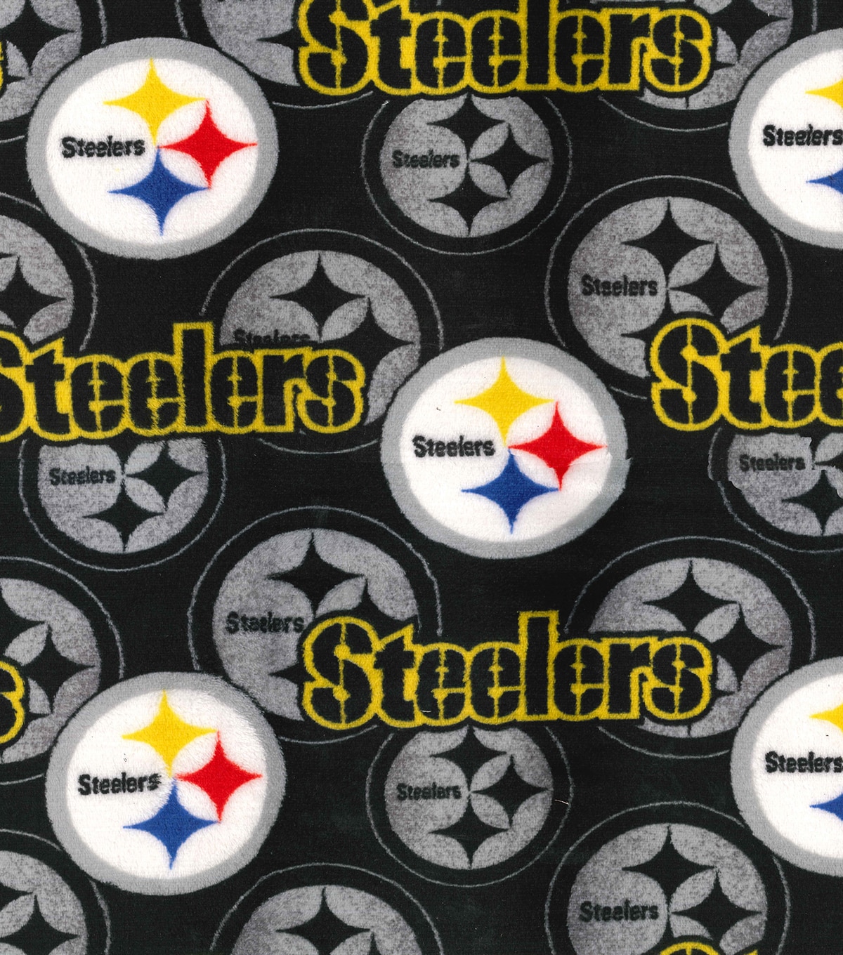 Pittsburgh Steelers NFL Velvet Fleece Fabric | JOANN