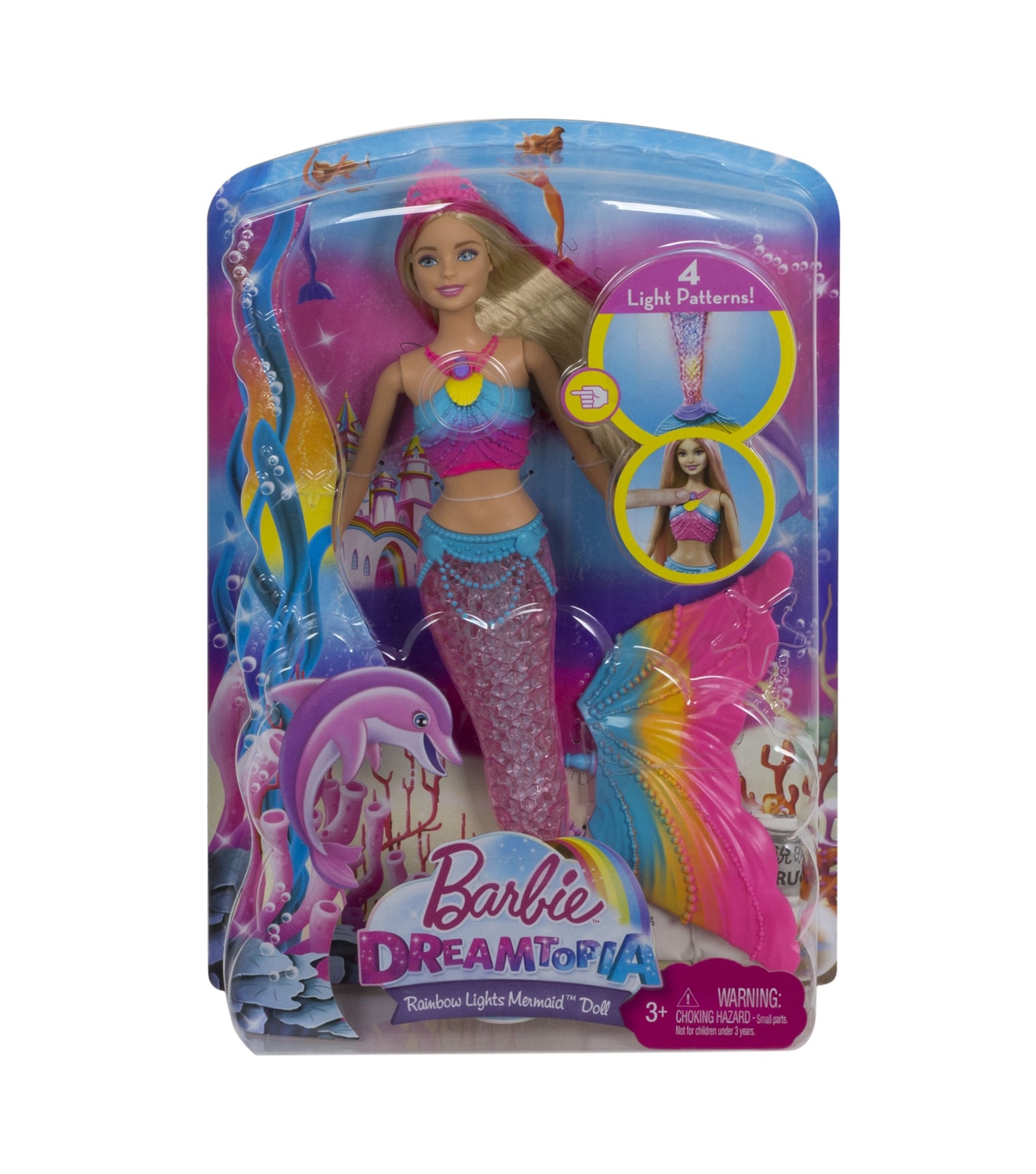 barbie dreamtopia rainbow lights mermaid