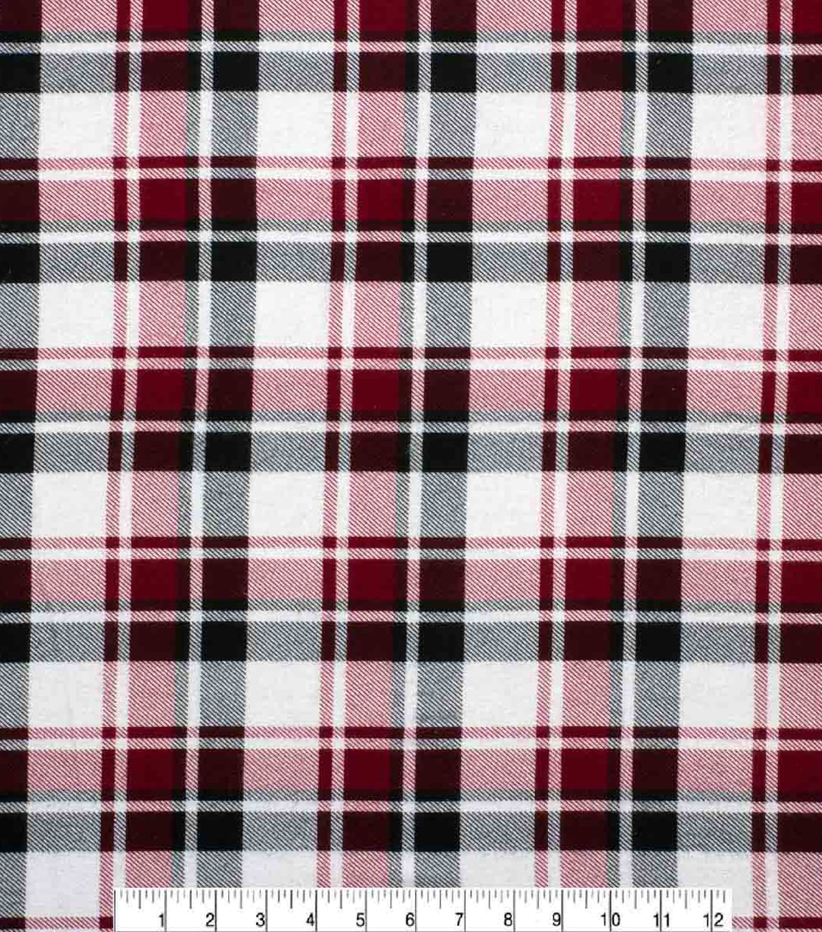 Red Black And White Plaid Super Snuggle Flannel Fabric Joann