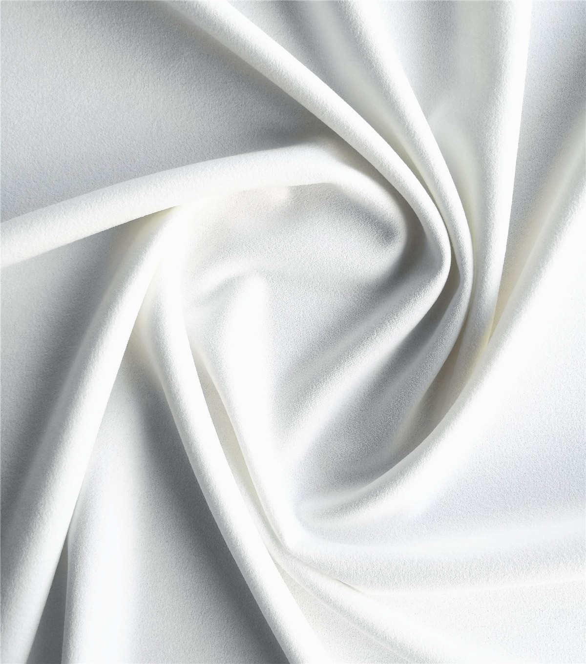 Stretch Crepe Knit Fabric White Solids | JOANN
