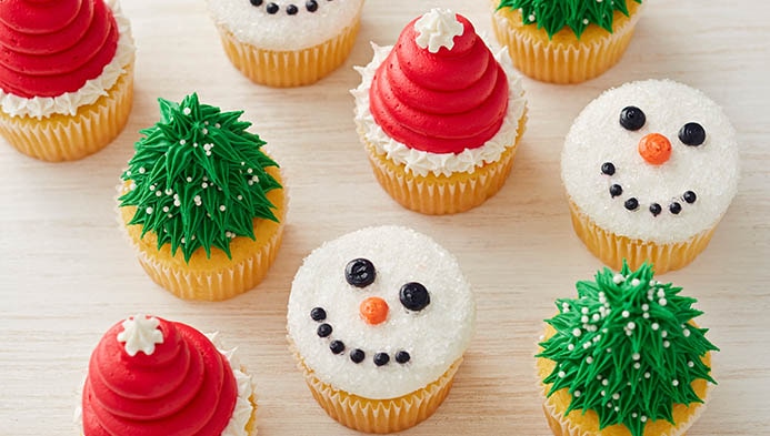 Image result for holiday cupcakes"