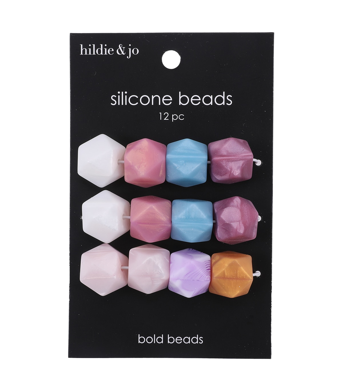 14mm Pearlized Square Silicone Beads by hildie & jo 12pc | JOANN