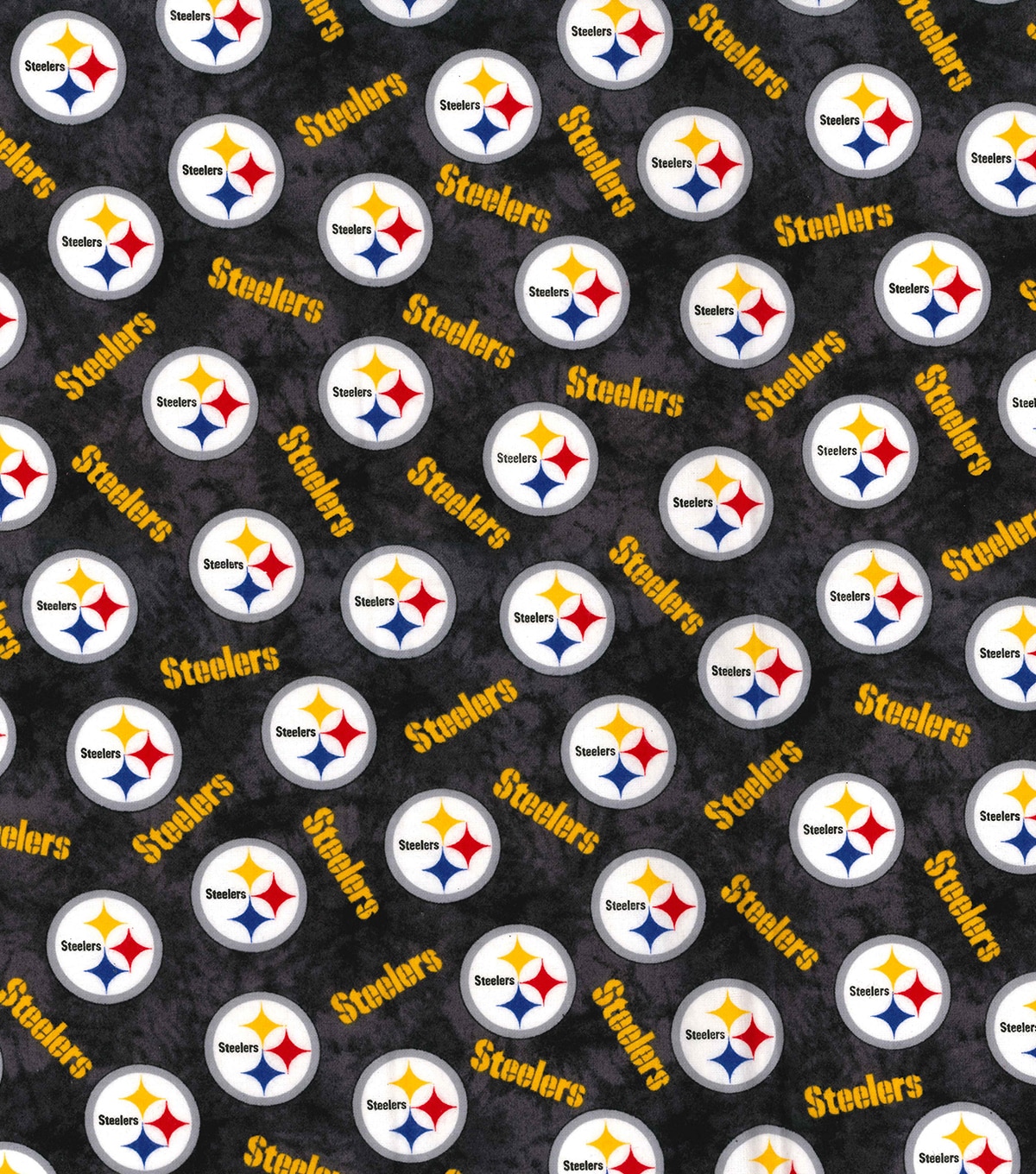 Pittsburgh Steelers Flannel Fabric Tie Dye | JOANN