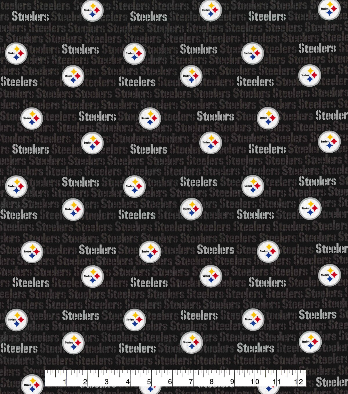 Pittsburgh Steelers Cotton Fabric Mini Print  JOANN