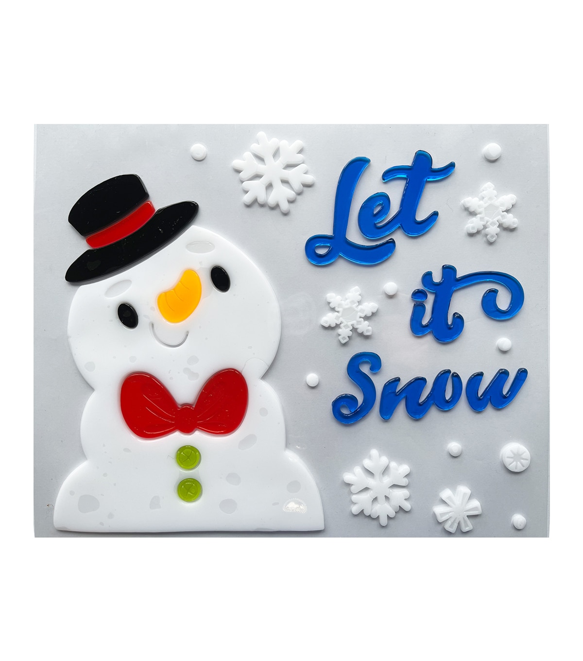 Happy Snowman – Shop Badge A-Peel