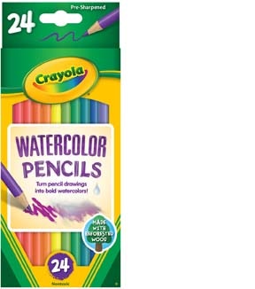 Download Crayola 24 ct. Watercolor Colored Pencils | JOANN