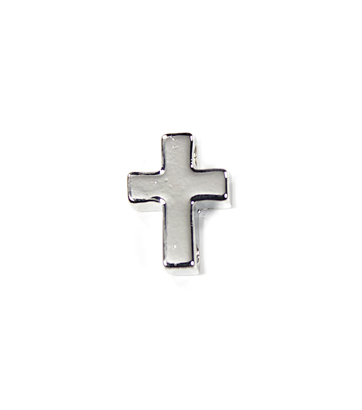 Blue Moon Findings Spacer Bead Metal 2 Hole Cross Silver | JOANN