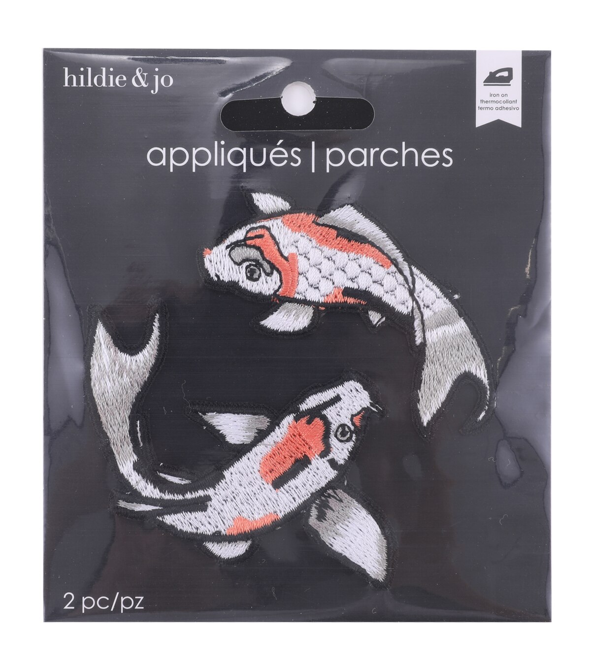 hildie & Jo 2ct Koi Fish Appliques - Embroidered Patches - Crafts & Hobbies - JOANN Fabric and Craft Stores