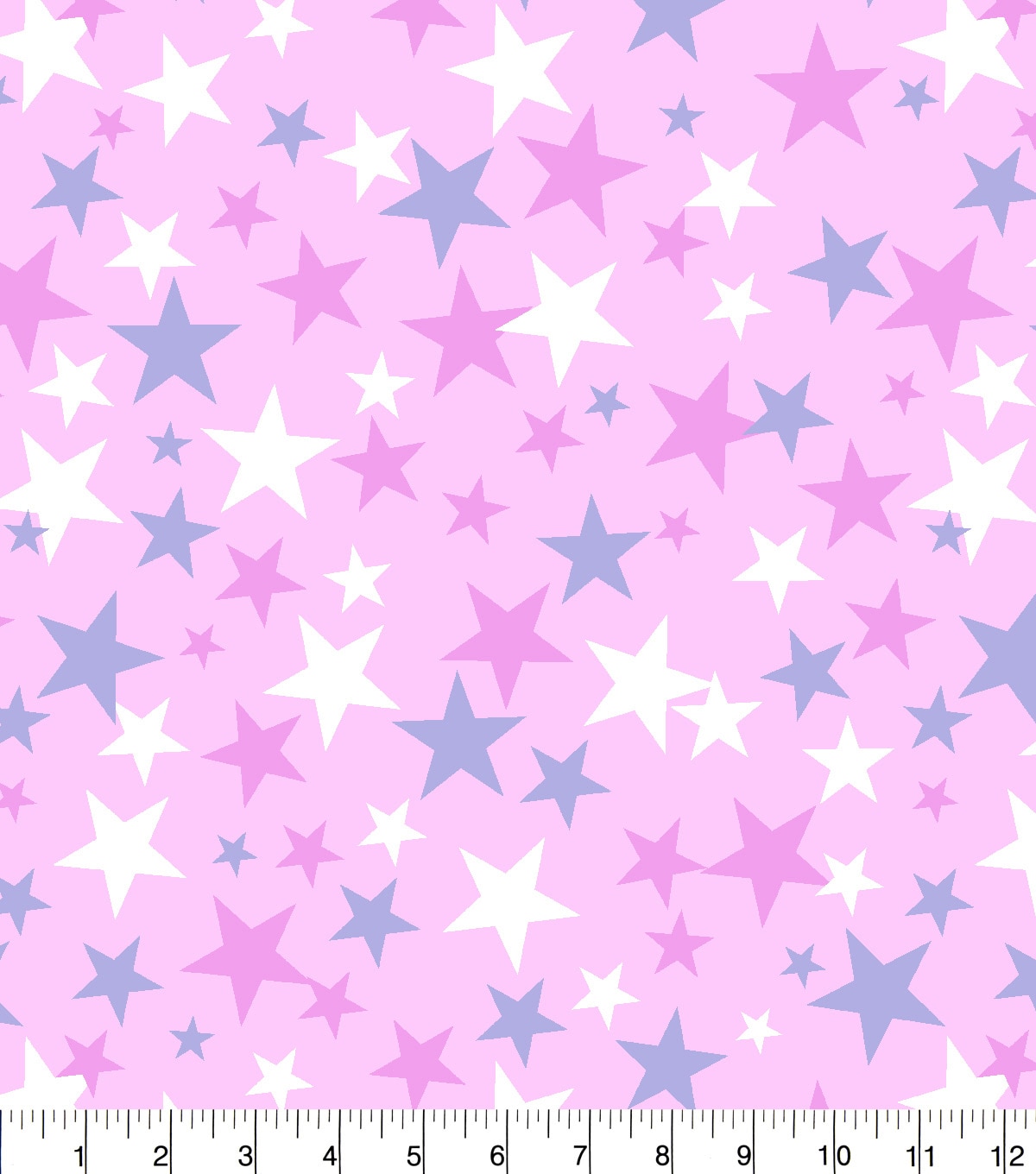 Super Snuggle Flannel Fabric-Pink & Gray Stars | JOANN