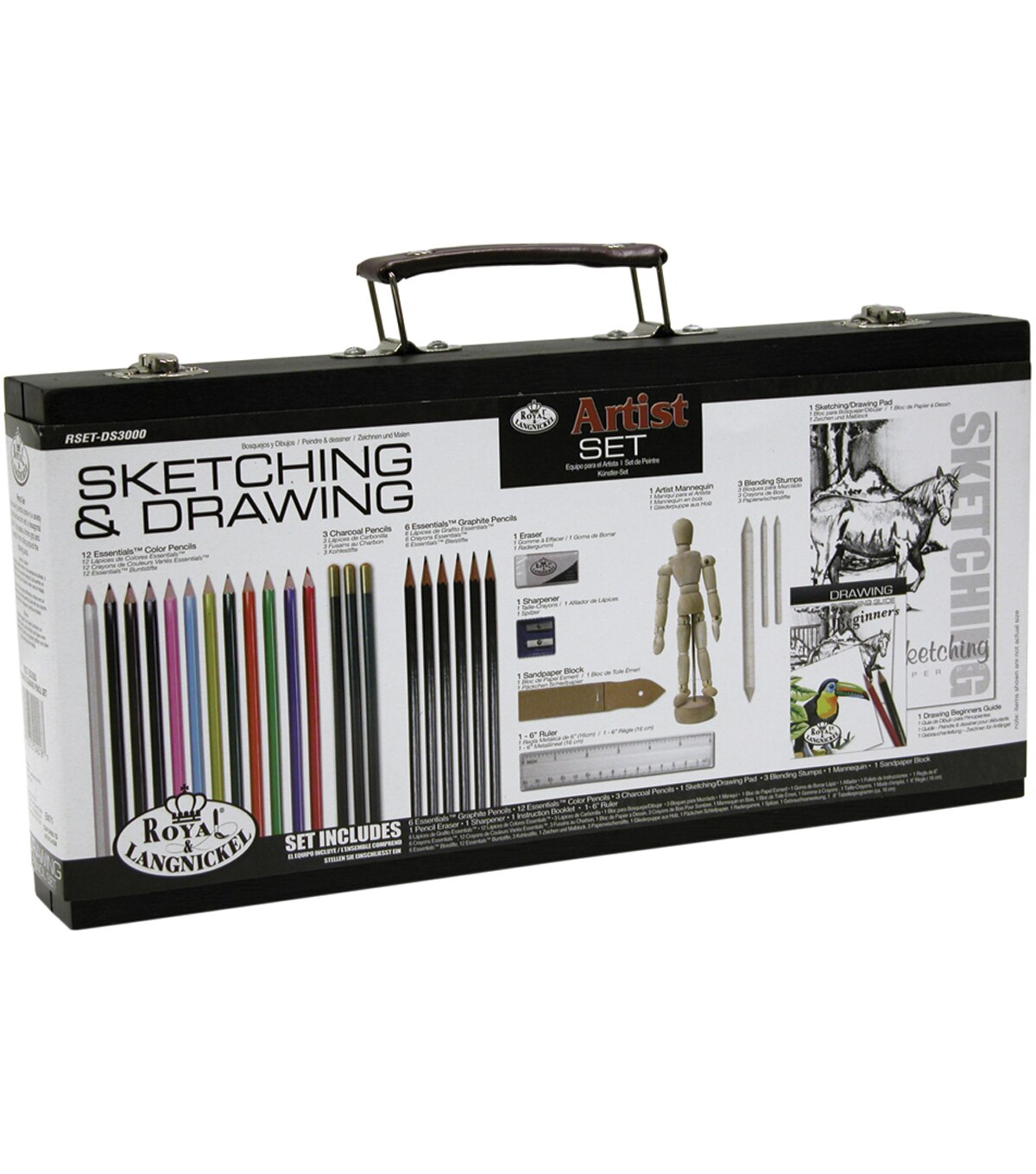 Royal Brush Beginner Drawing Wood Box Set