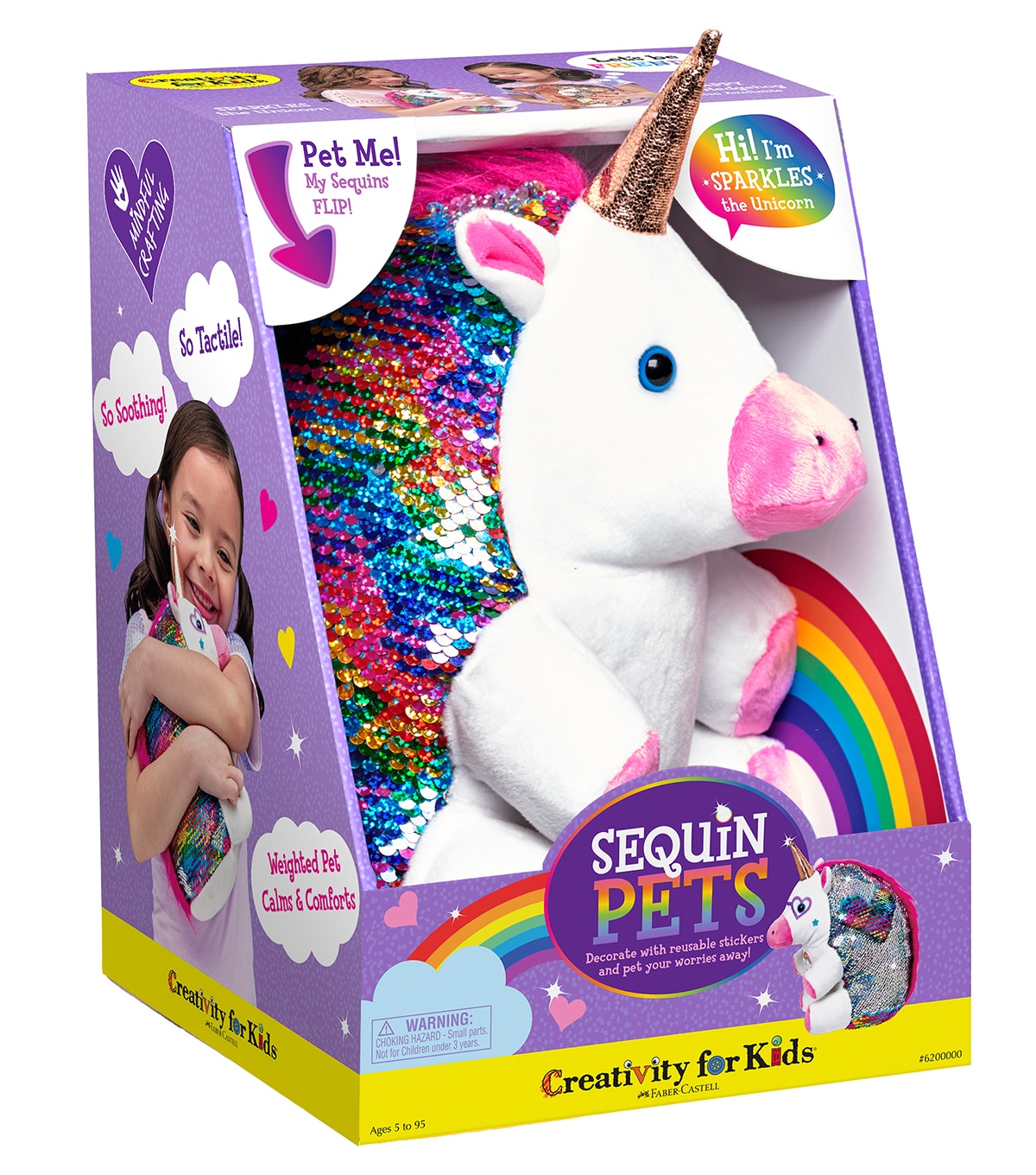 sparkles the unicorn sequin pets
