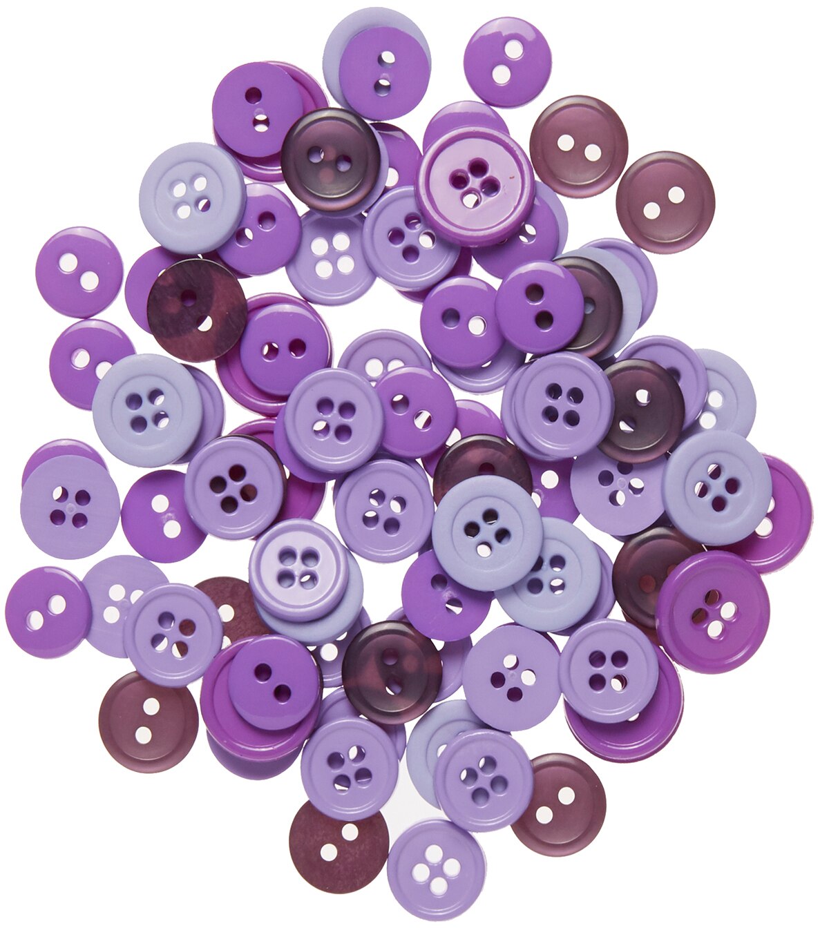 Favorite Findings 130 pk Round Buttons Purple | JOANN