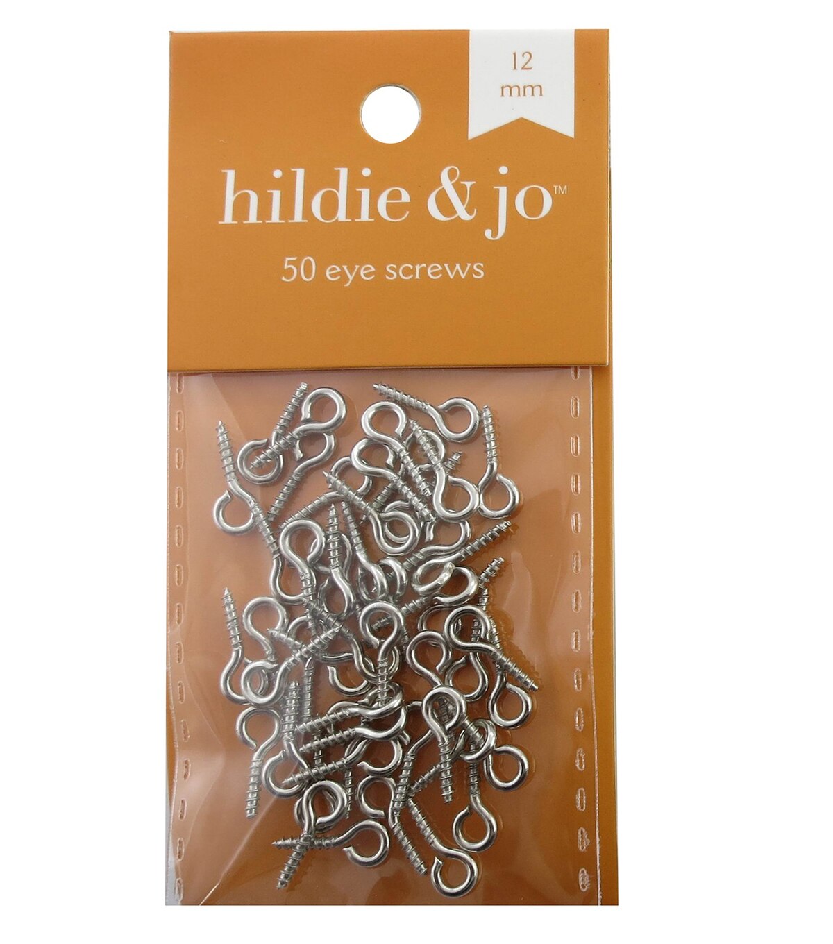 Ribtex Screw In Eye Loop Silver 50 Pieces