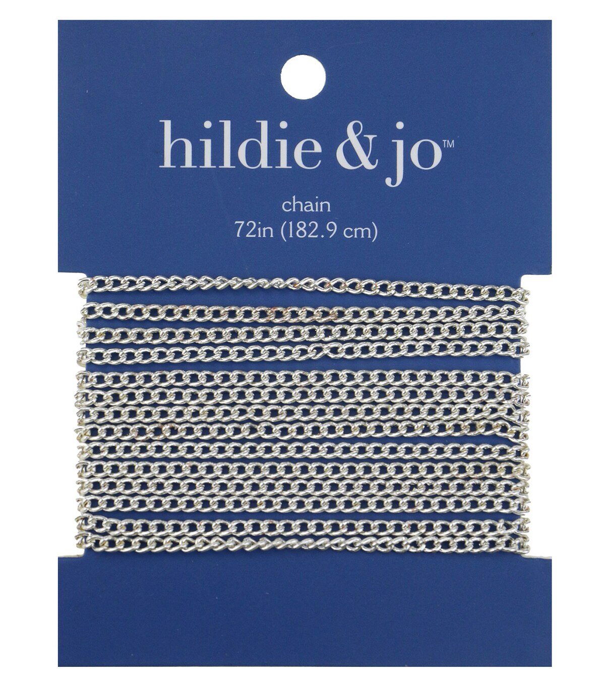 72 Silver Plated Steel Twist Wire Cable Chain by hildie & jo