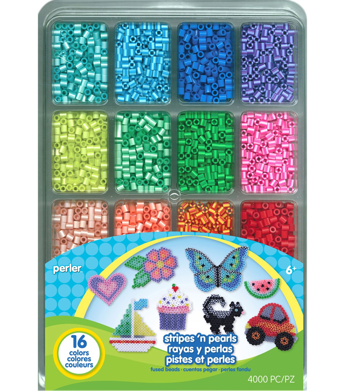 Perler 441736 Fun Fusion Pegboards 5 Pack, Assorted Colors : :  Toys & Games
