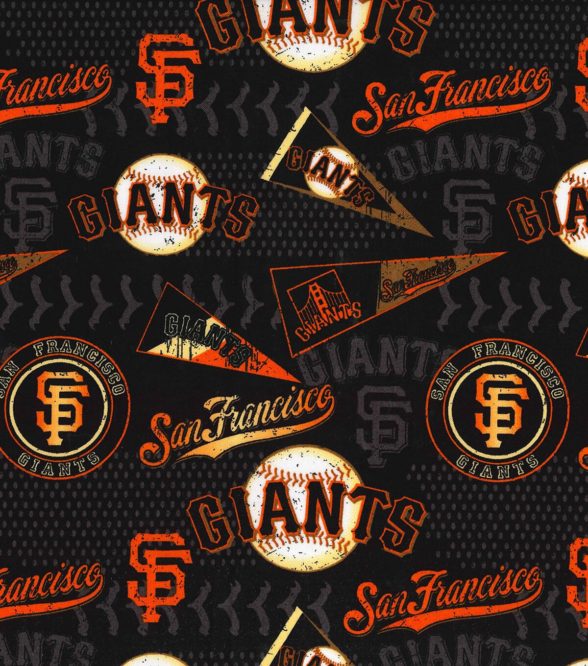 San Francisco Giants Cotton Fabric Vintage