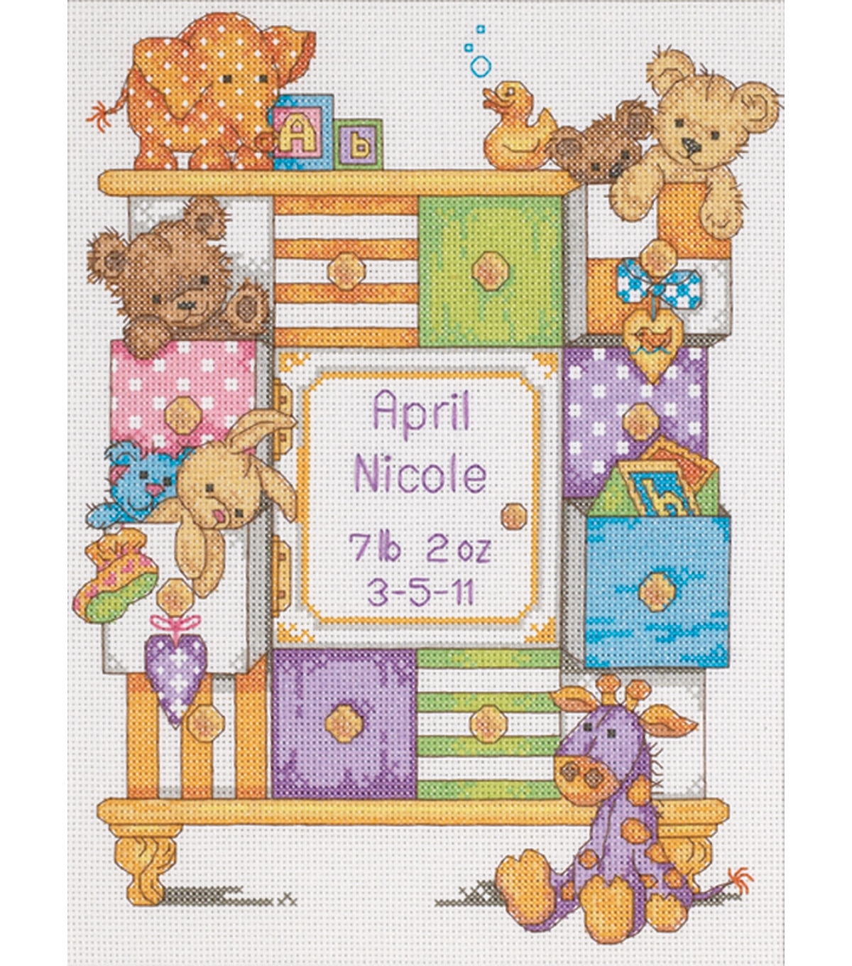 counted cross stitch kits baby