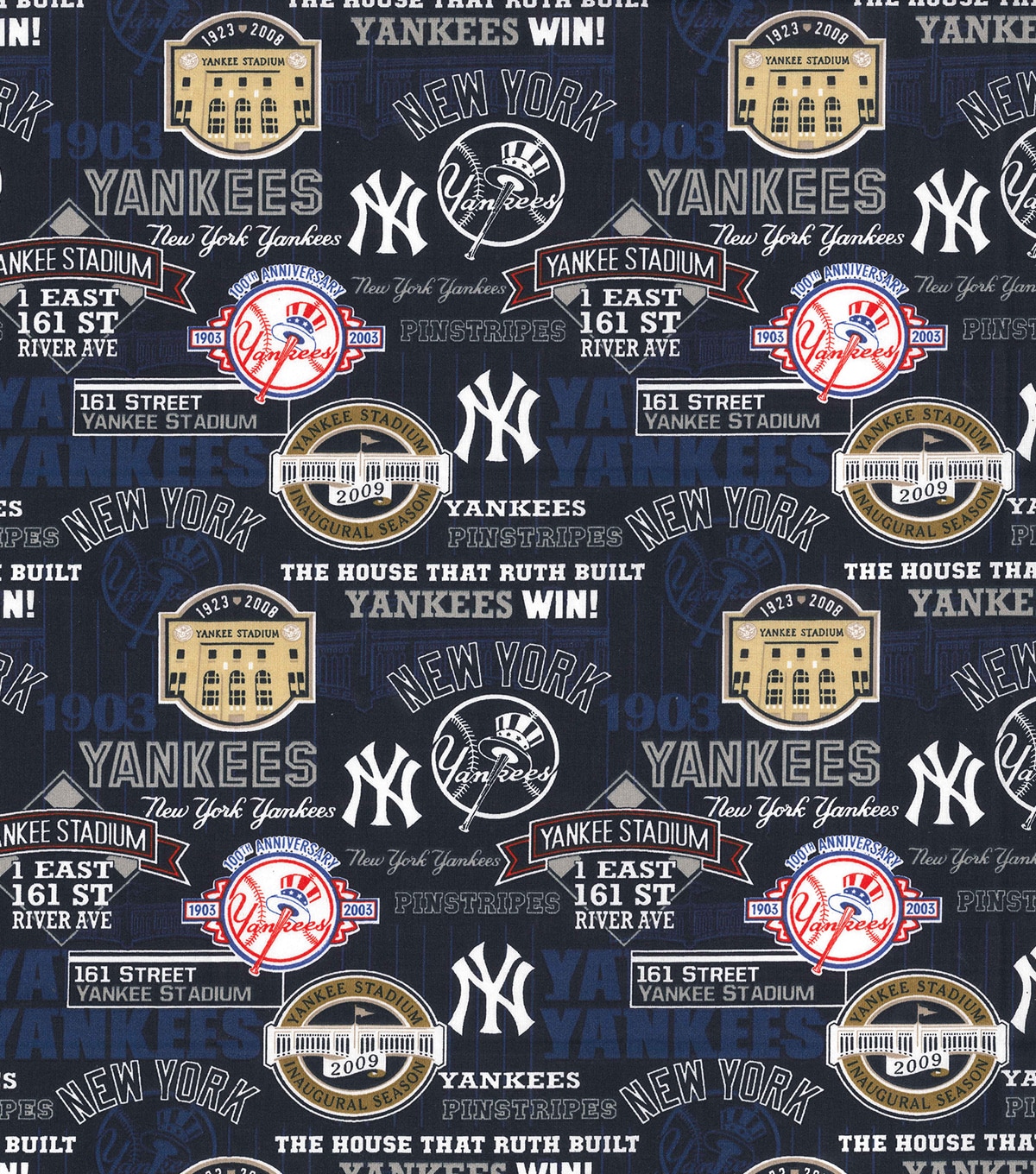 New York Yankees Cotton Fabric-Stadium | JOANN