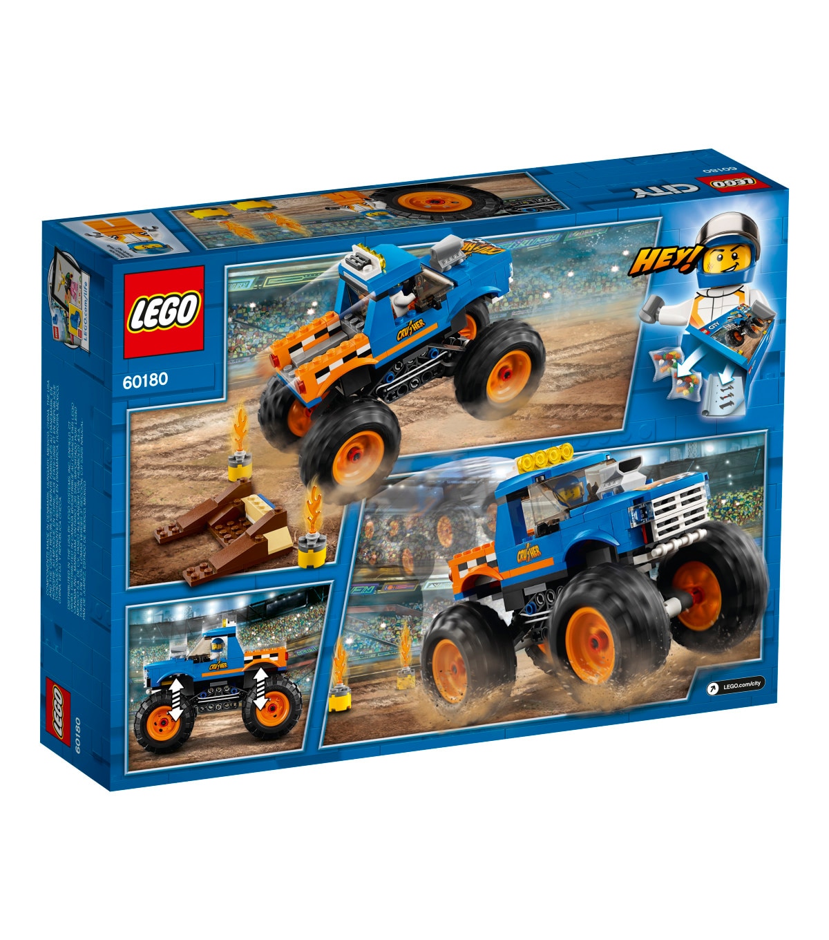 lego city monster truck building kit