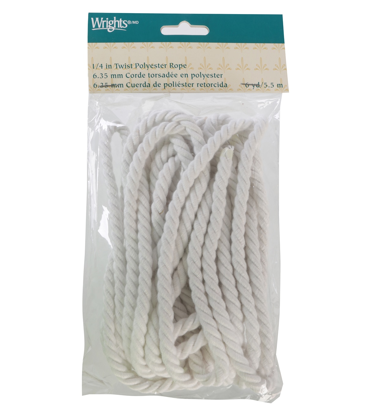 Wrights 3/16 Twist Jute Rope 6 yds Natural - Upholstery Notions - Sewing Supplies - JOANN Fabric and Craft Stores