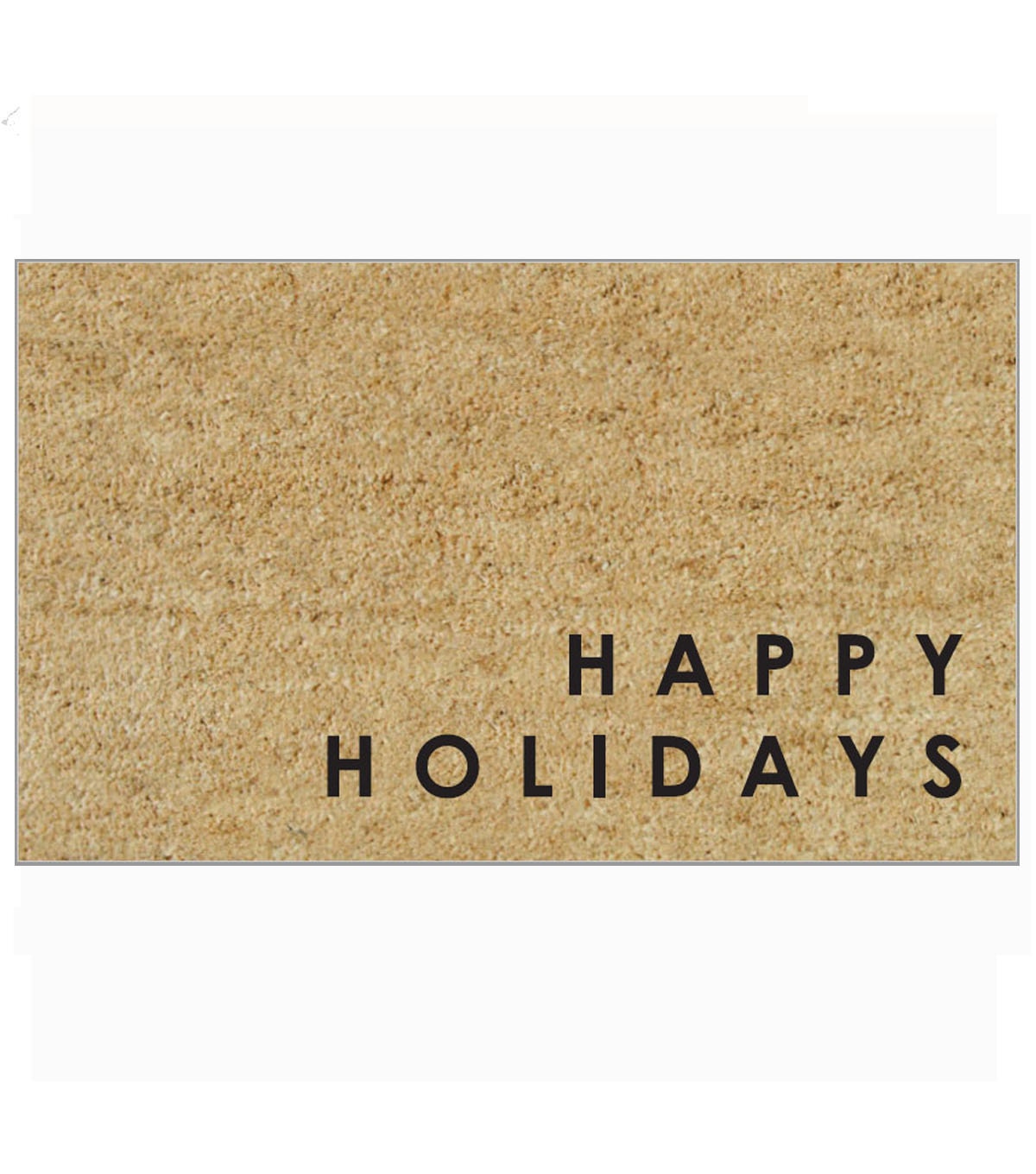 Handmade Holiday Christmas 17 71 X29 52 Coir Doormat Happy Holidays