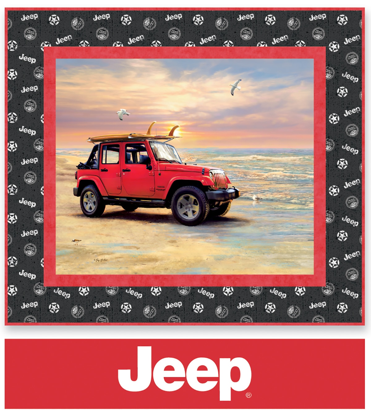 Quilt Kit Jeep Beach Bum By Riley Blake