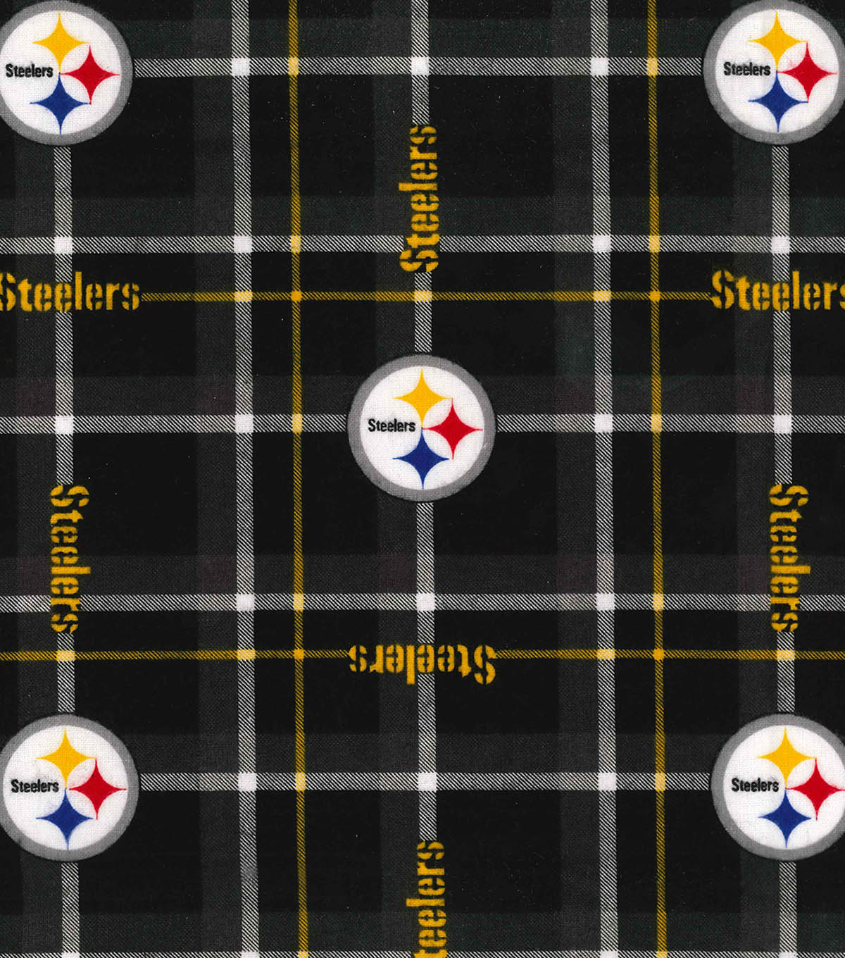 NFL Pittsburgh Steelers Plaid Flannel  JOANN
