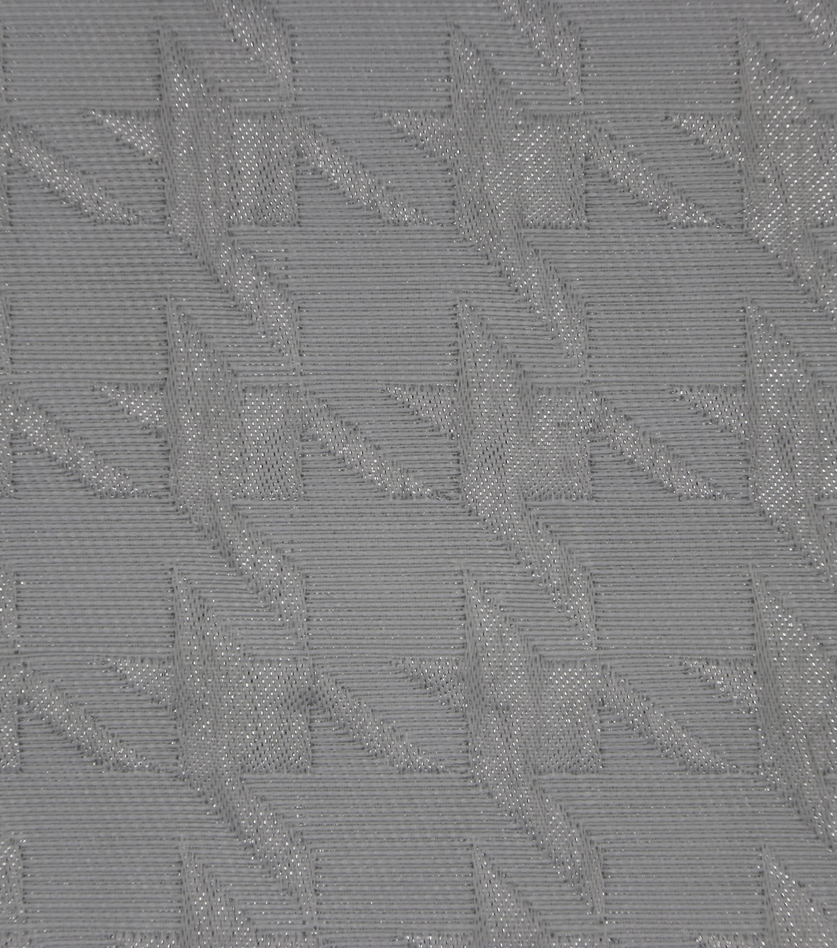 Jacquard Fabric White & Silver Houndstooth | JOANN