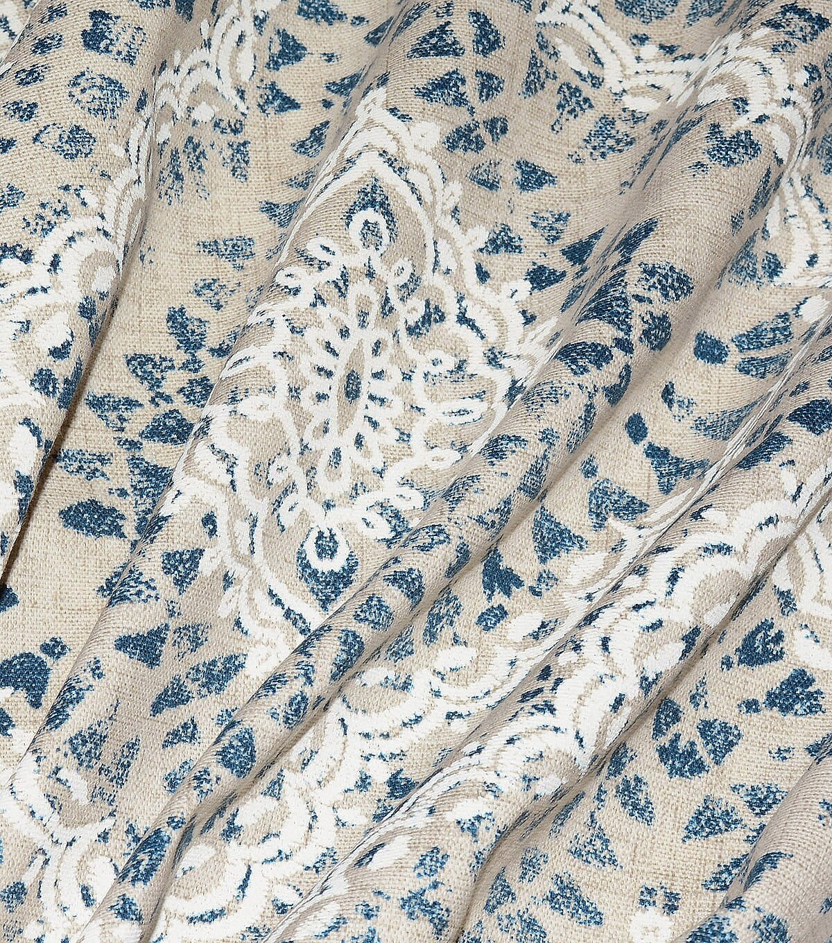 Waverly Upholstery Fabric-Curves Ahead Indigo | JOANN