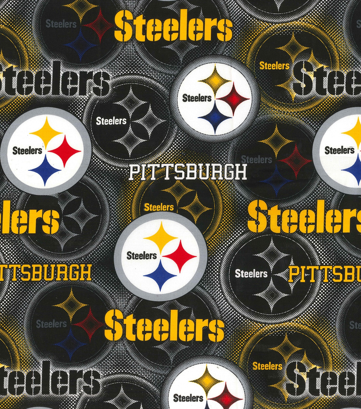 Pittsburgh Steelers NFL Dot Cotton Fabric | JOANN