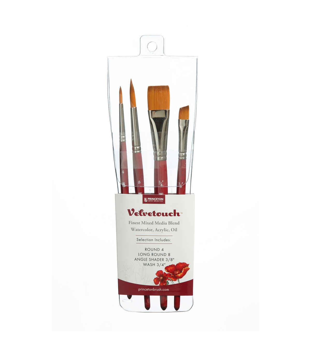 Princeton Brush Velvetouch Professional 4-Brush Set | JOANN