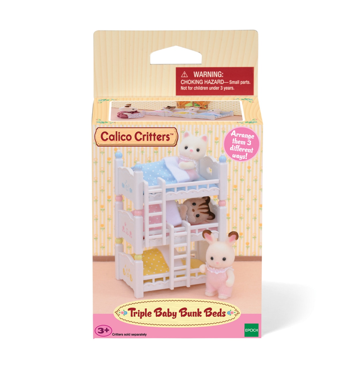 calico critters triple stroller