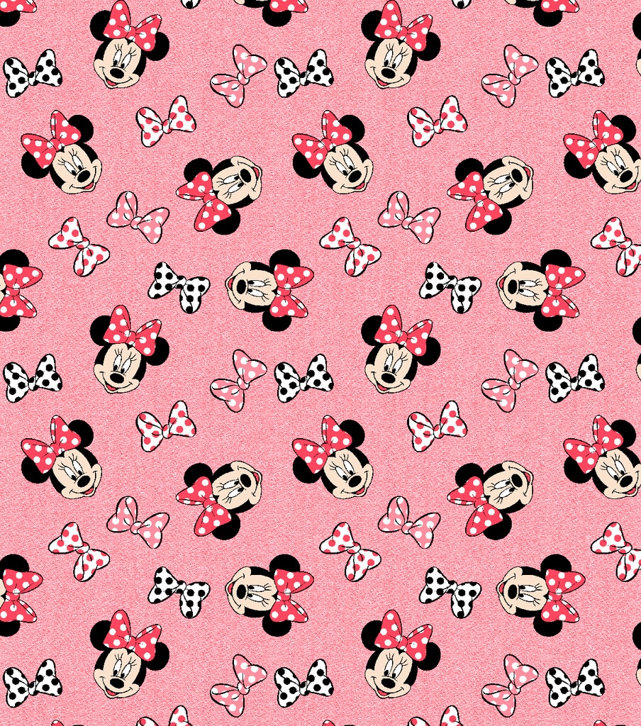 Disney Minnie Mouse Knit Cotton Fabric Toss | JOANN