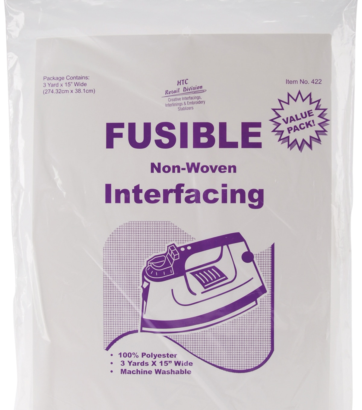 Fusible NonWoven Interfacing 15''W x 3yds JOANN