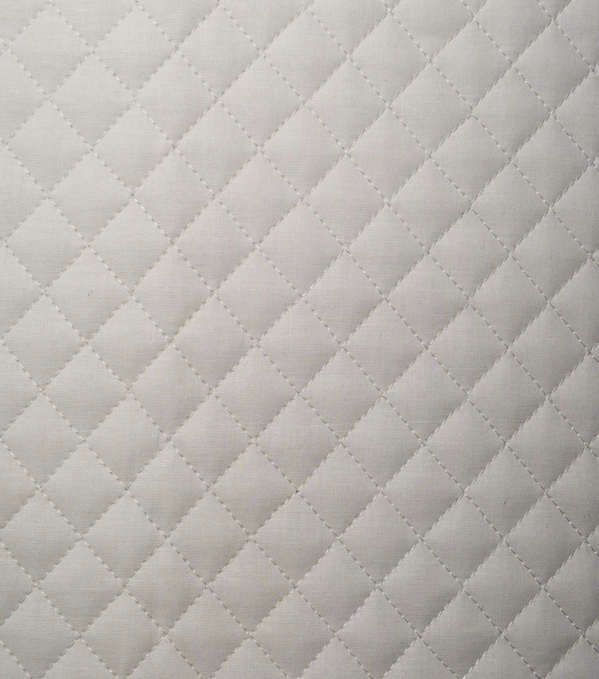 Double Faced PreQuilted Fabric 42"Diamond Solids JOANN