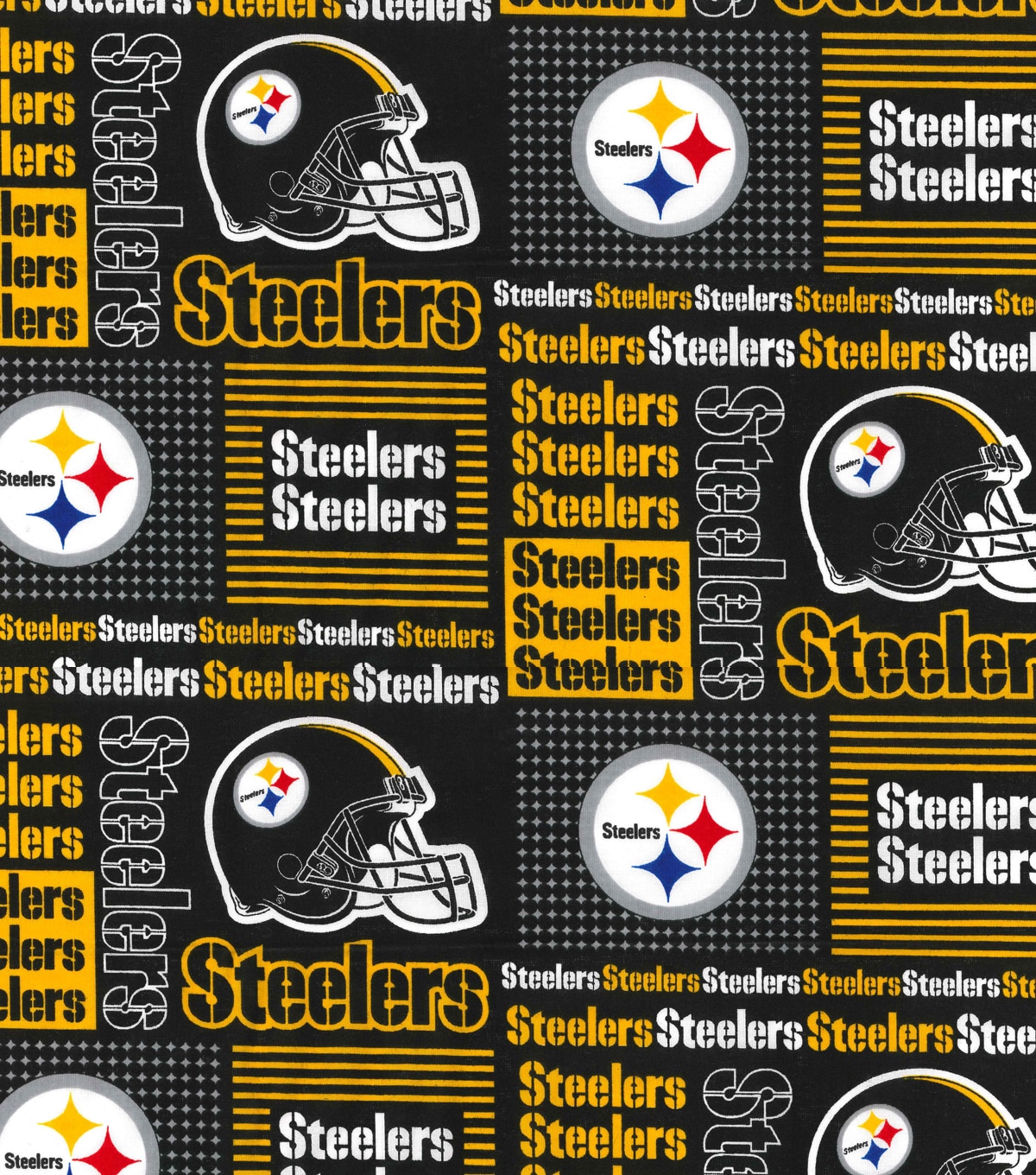 NFL Cotton- Pittsburgh Steelers Patch | JOANN