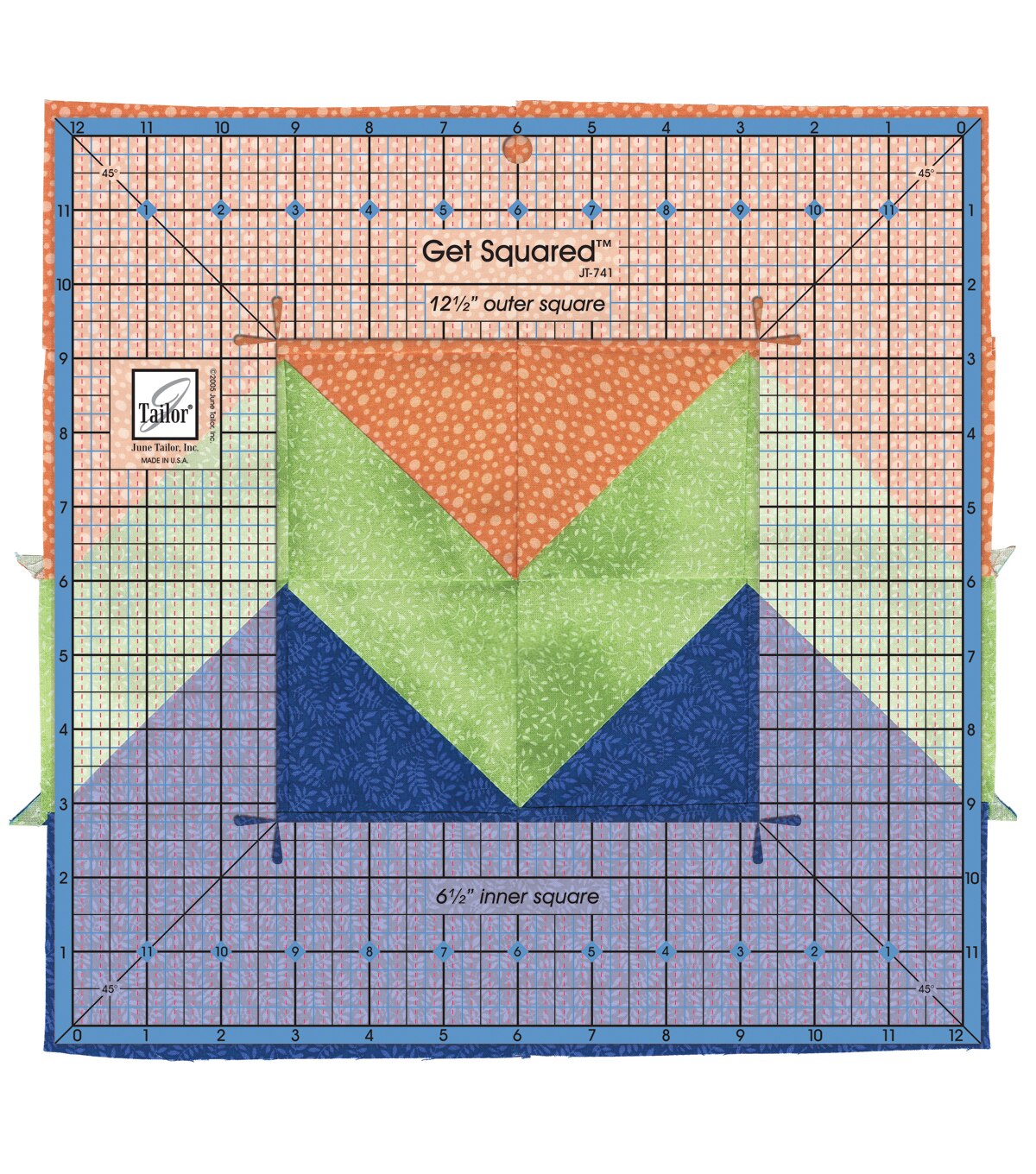 June Tailor Get Squared Ruler 12-1/2