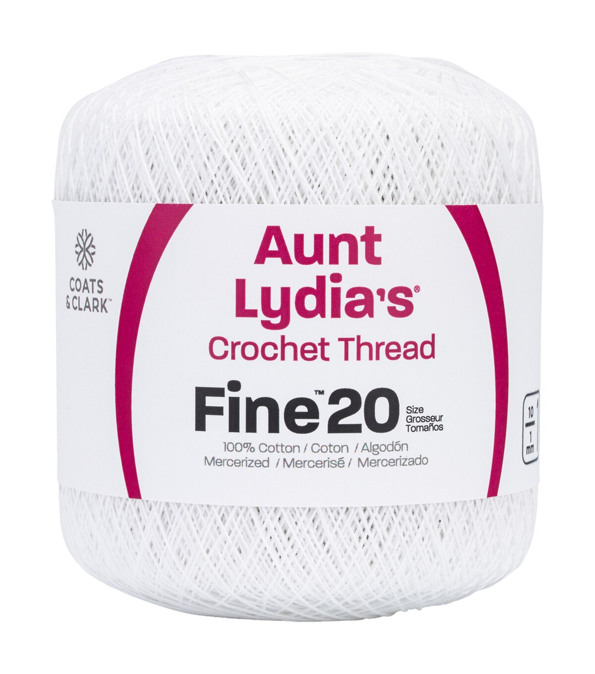 Aunt Lydia's Size 20 Fine Crochet Thread JOANN