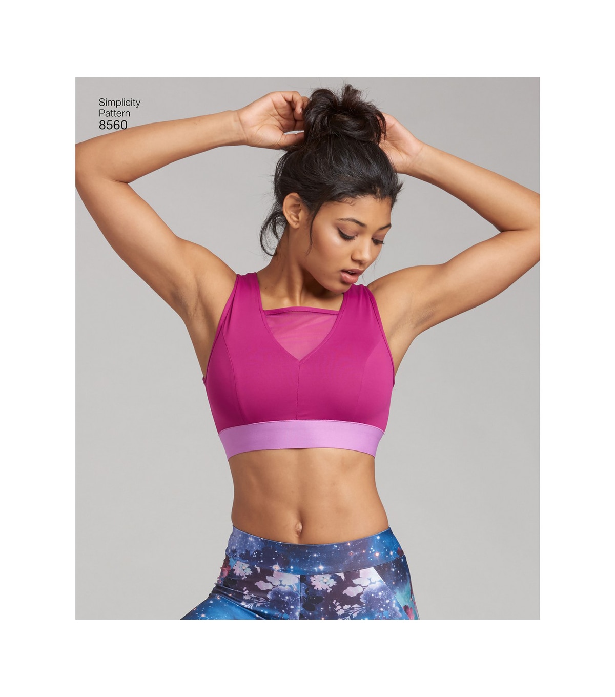 Simplicity Pattern 8560 Misses Knit Sports Bras Size A 30a 44g Joann