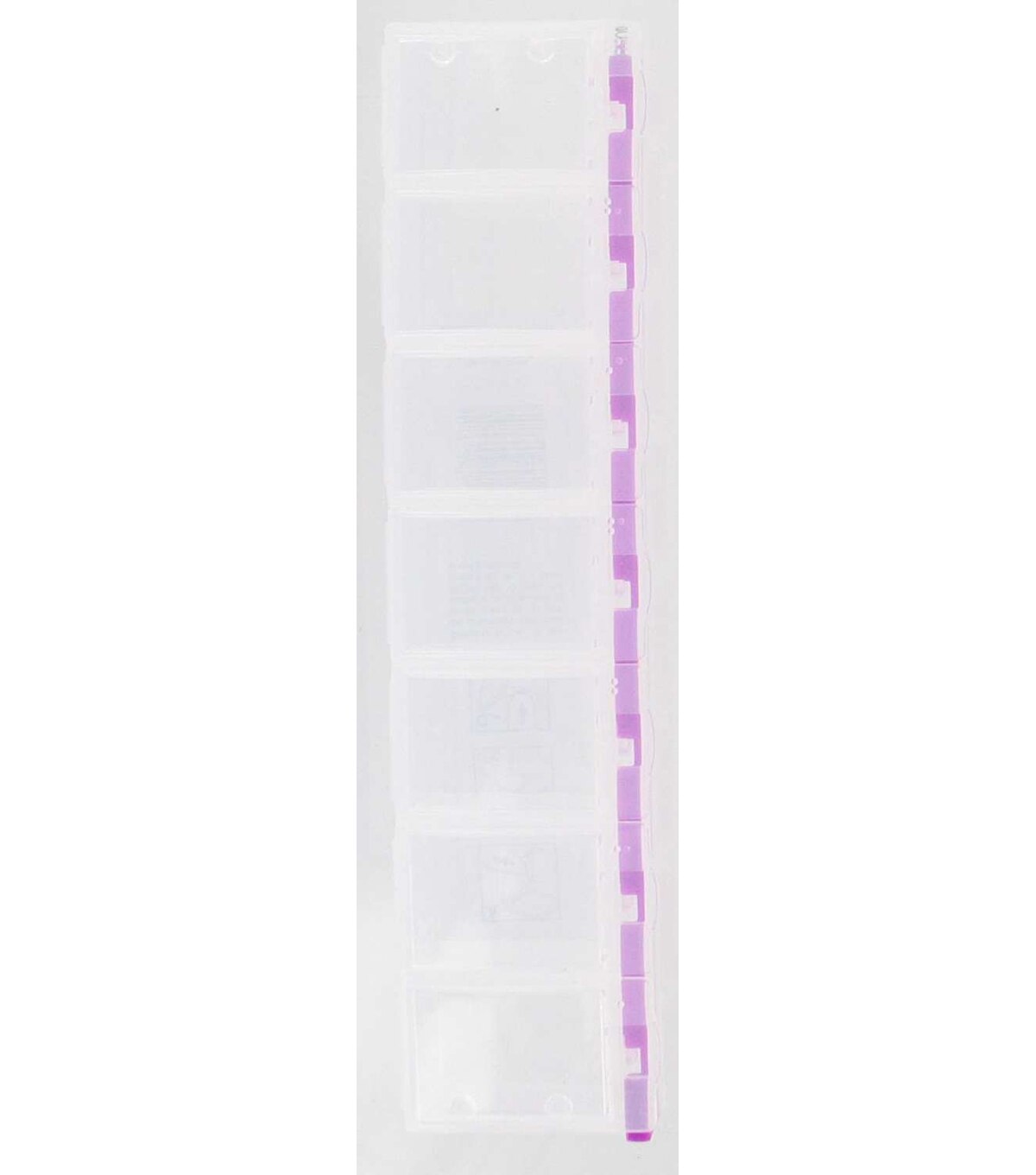 JustKraft Multipurpose Plastic Storage Box | 11.5x7.5x3 cm | 6 Slots