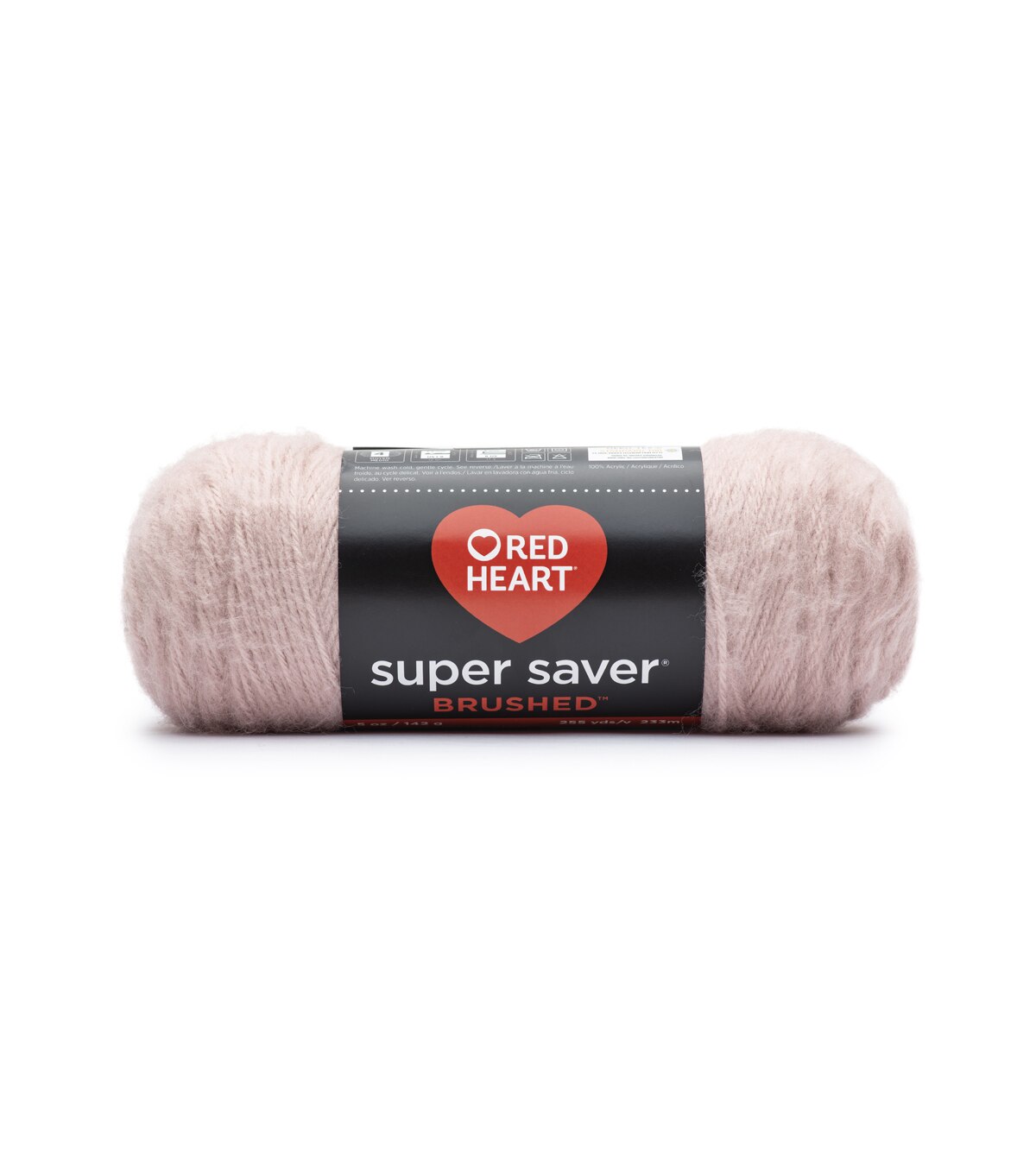Red Heart Dusty Pink Super Saver Brushed Yarn