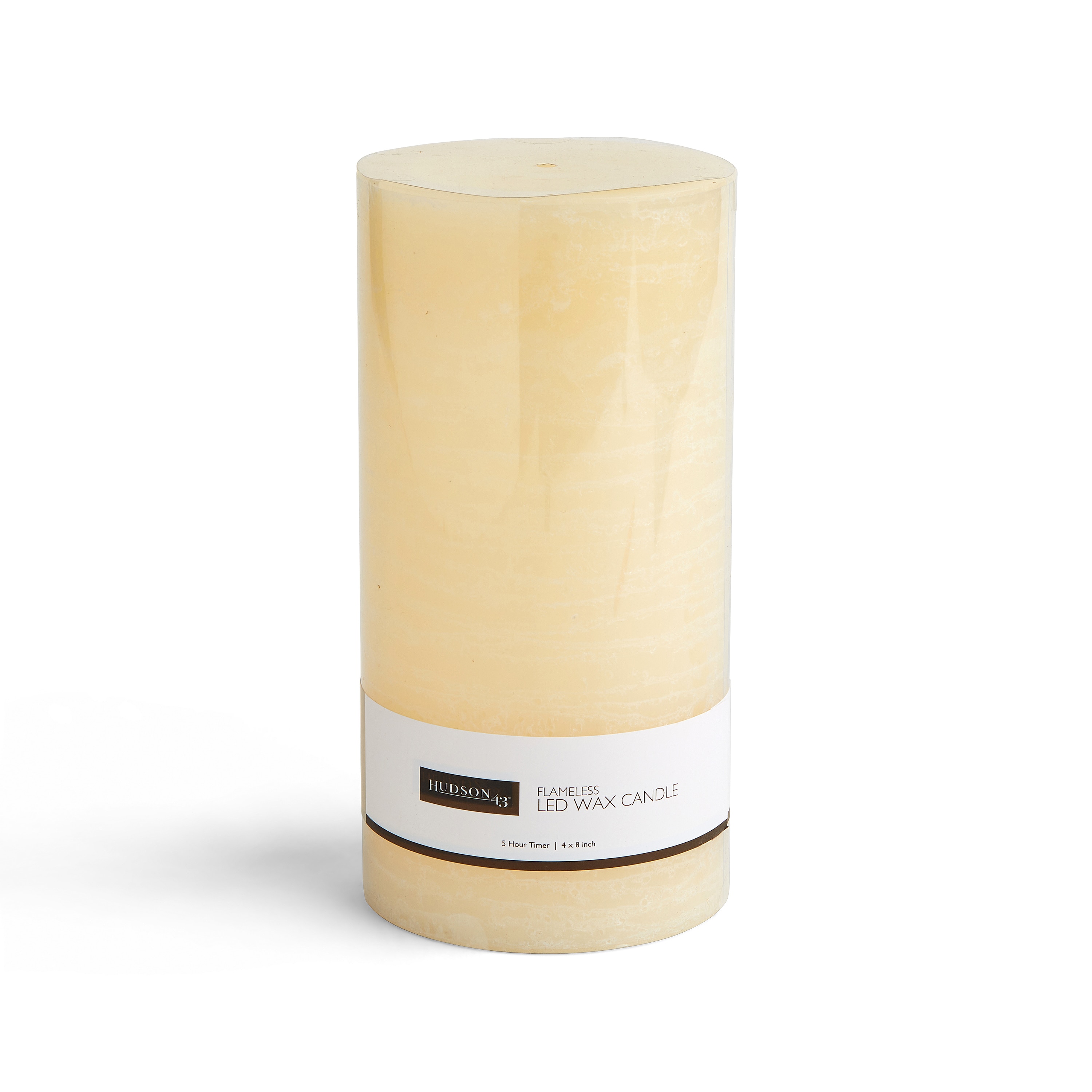 Flameless LED Rustic VanillaScented Pillar CandleCream JOANN