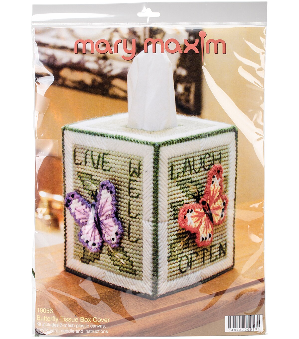 butterfly tissue box cover