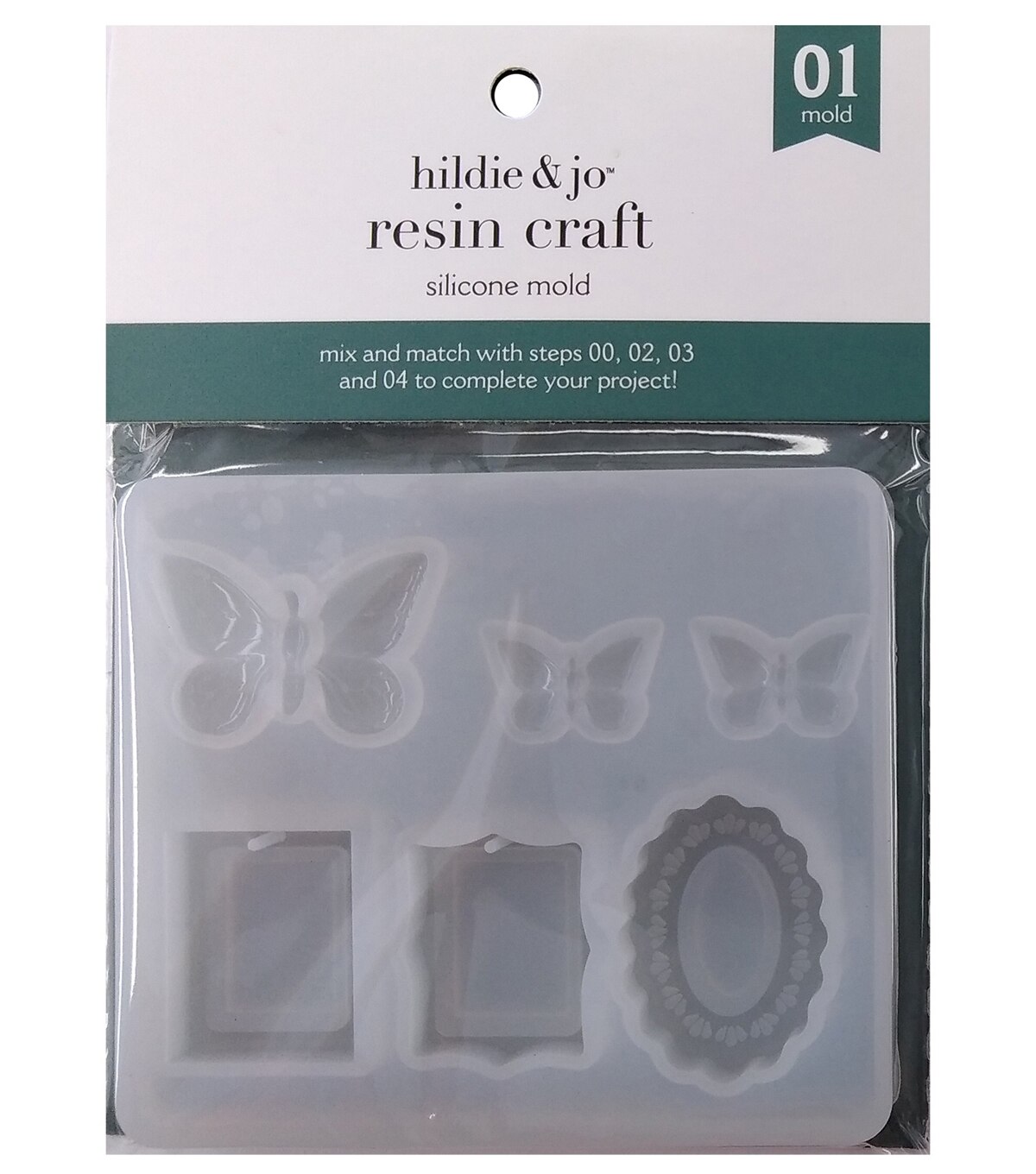 3.5 x 2.5 Fish Tail Silicone Resin Mold by hildie & jo